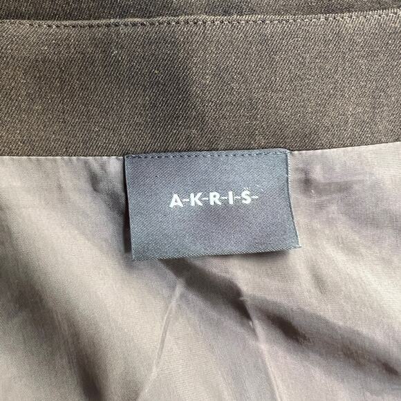 Akris Brown Pencil Skirt - Picture 3 of 10